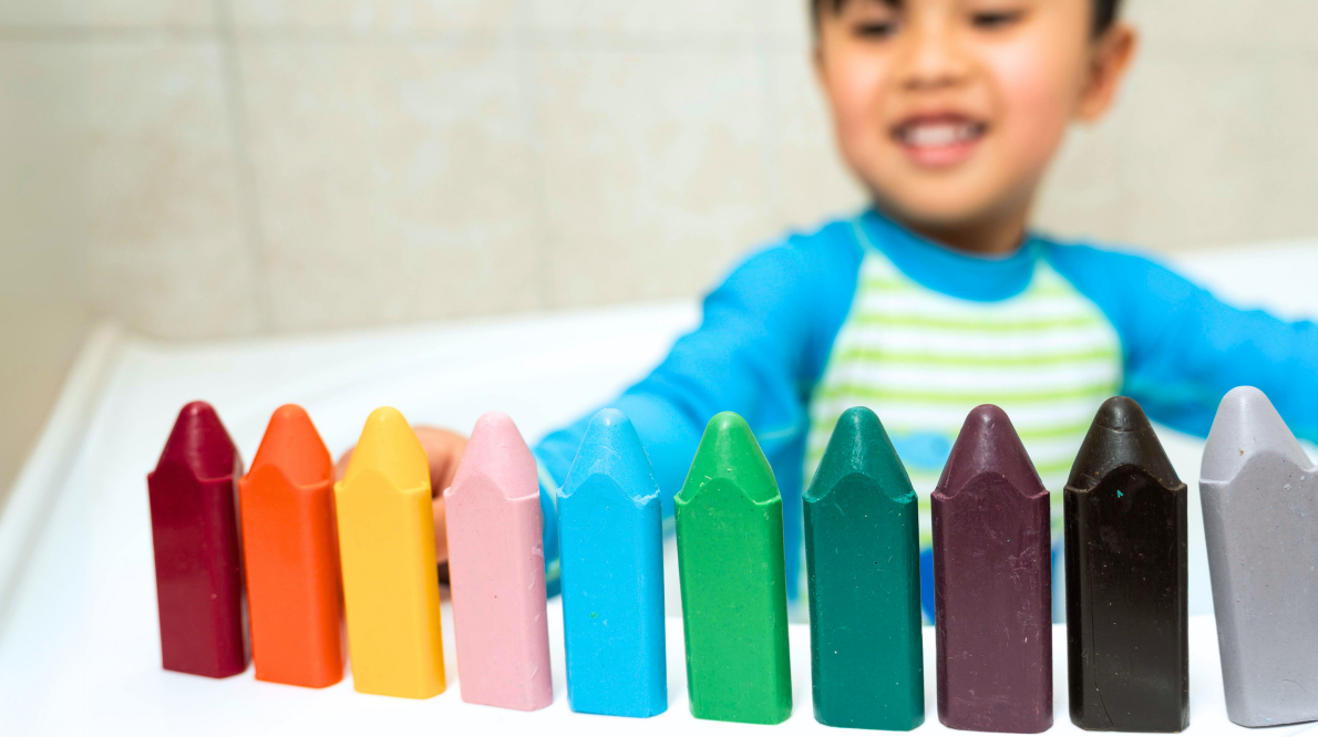 Introducing Honeysticks Bath Crayon Triangles! đ