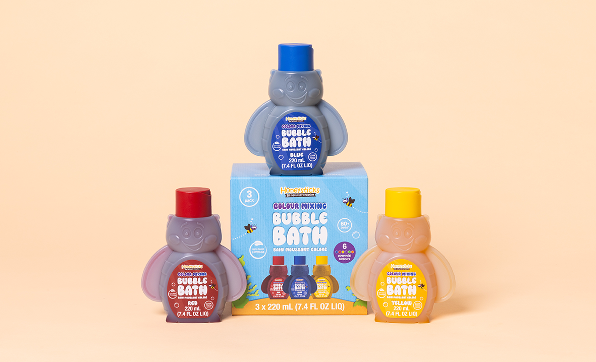 Honeysticks Color Mixing Bubble Bath