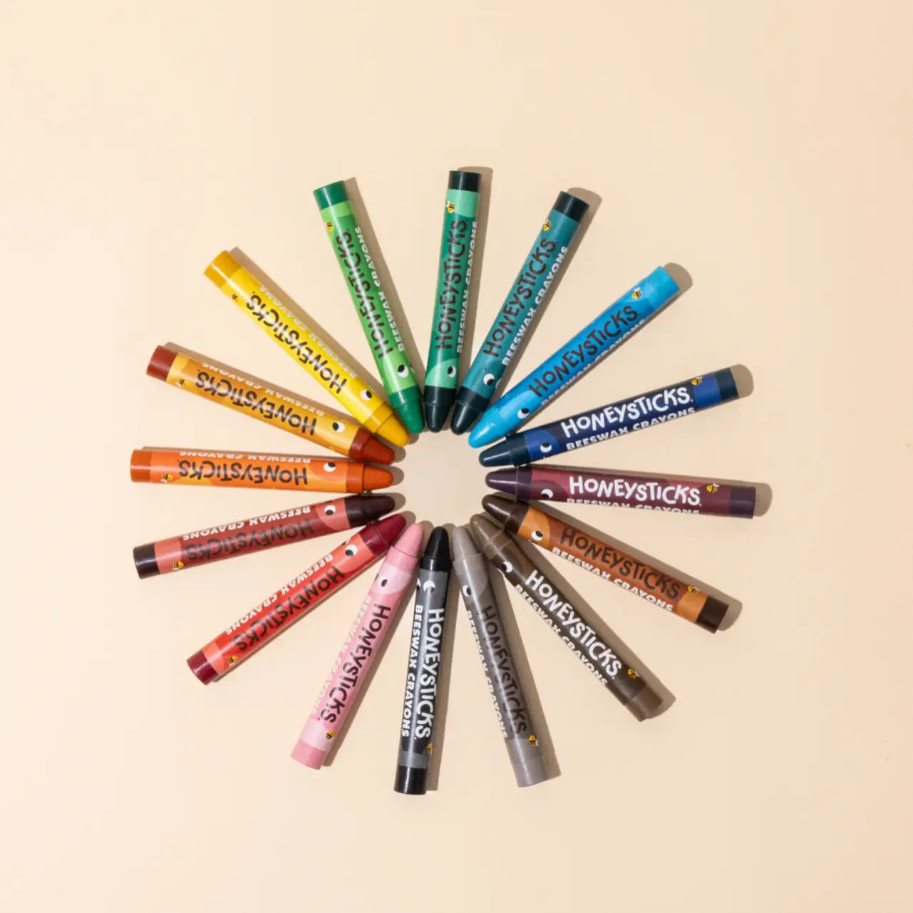Honeysticks Beeswax Crayons Jumbos 16pk