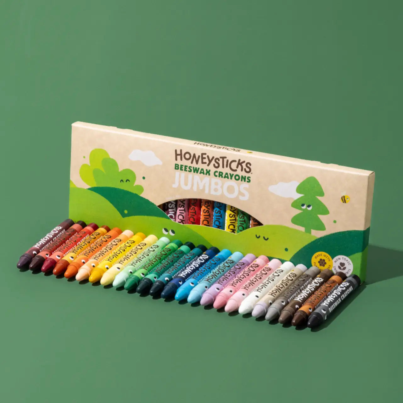 Honeysticks Beeswax Crayons Jumbos 24pk
