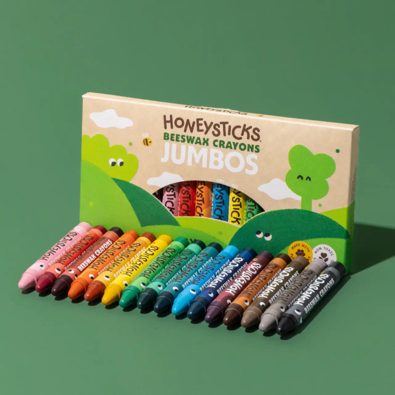 Honeysticks Beeswax Crayons Jumbos 16pk