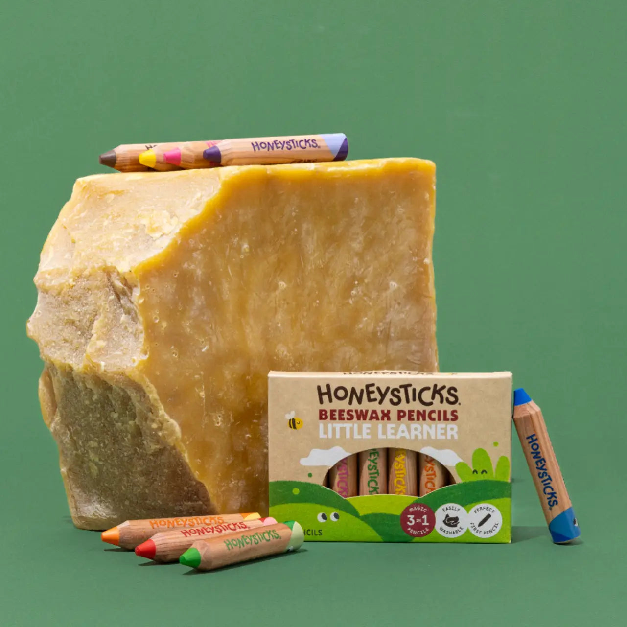 Introducing NEW Honeysticks Beeswax Pencils! 🐝