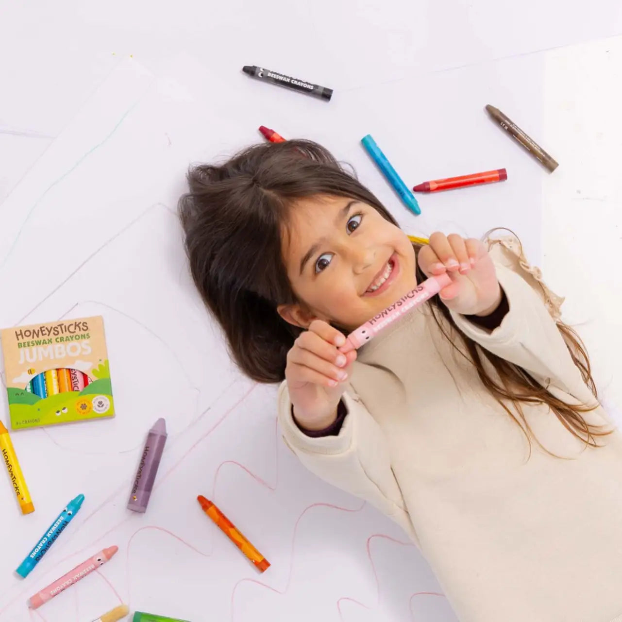 Honeysticks Beeswax Crayons Jumbos 24pk