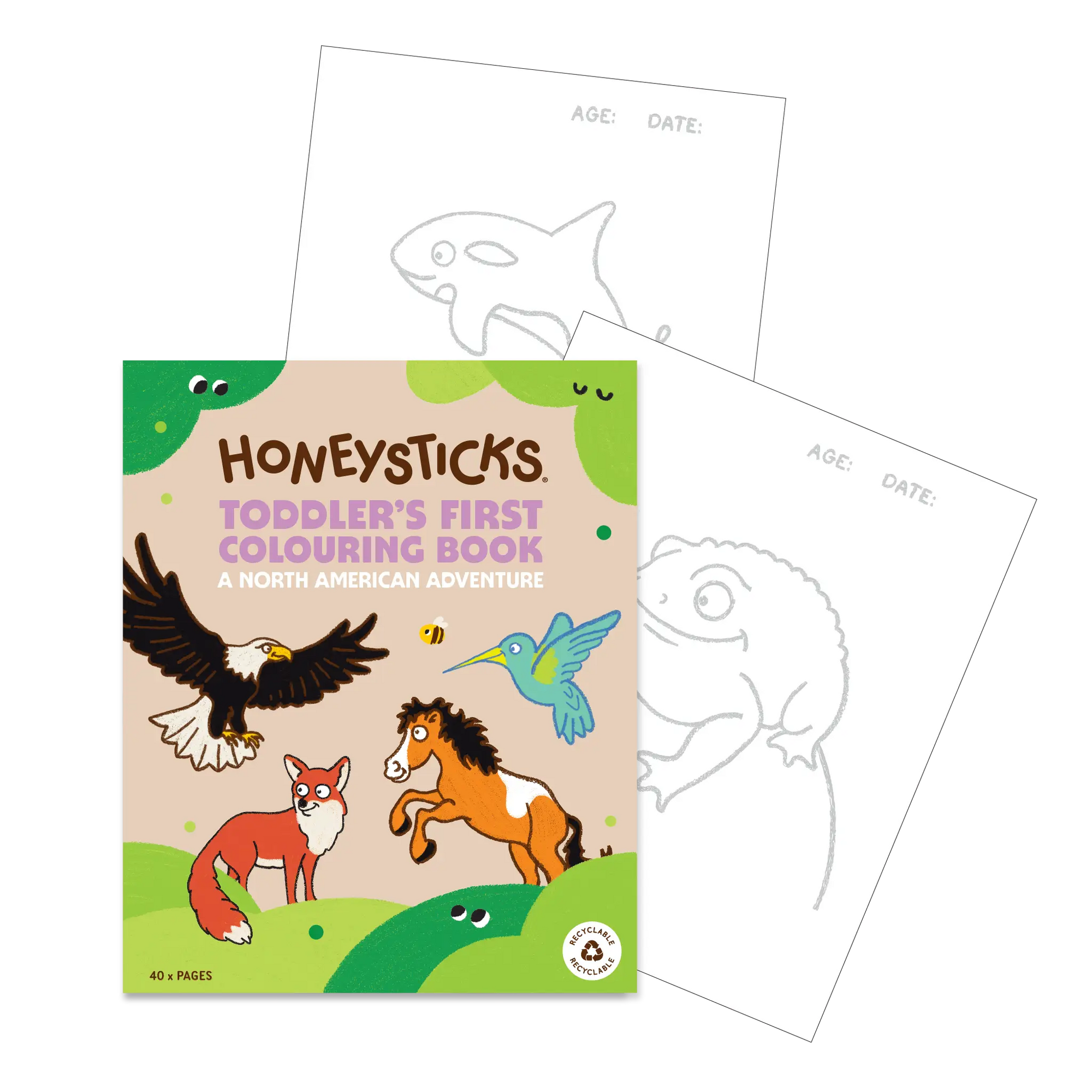 NEW Young Explorers Coloring Set – North America - Ages 3+ (10% off)