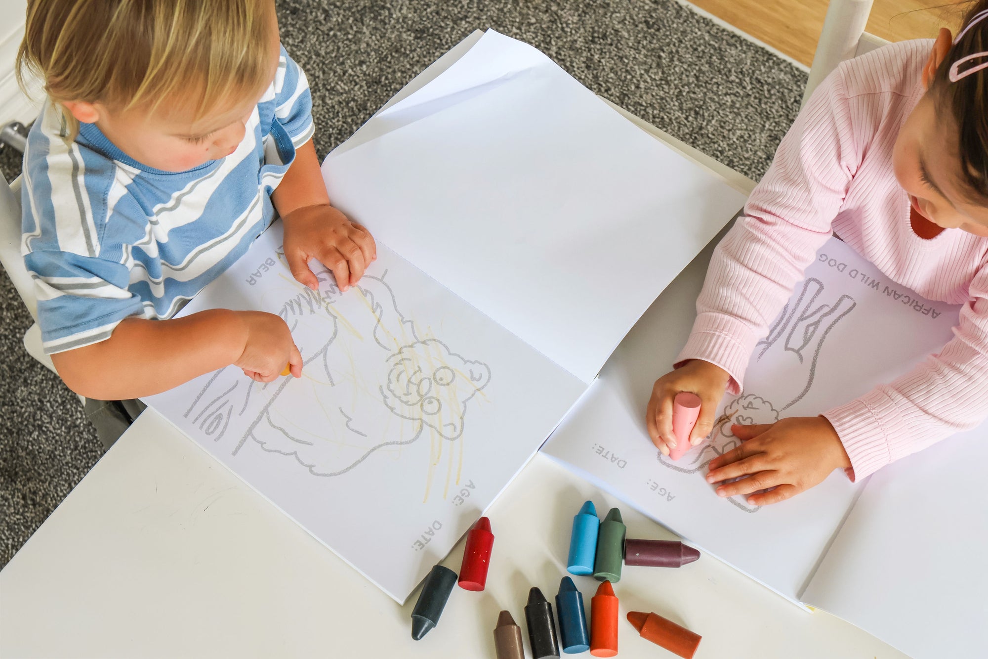 Little Artists Coloring Set - North America - Ages 1–3 (10% off)