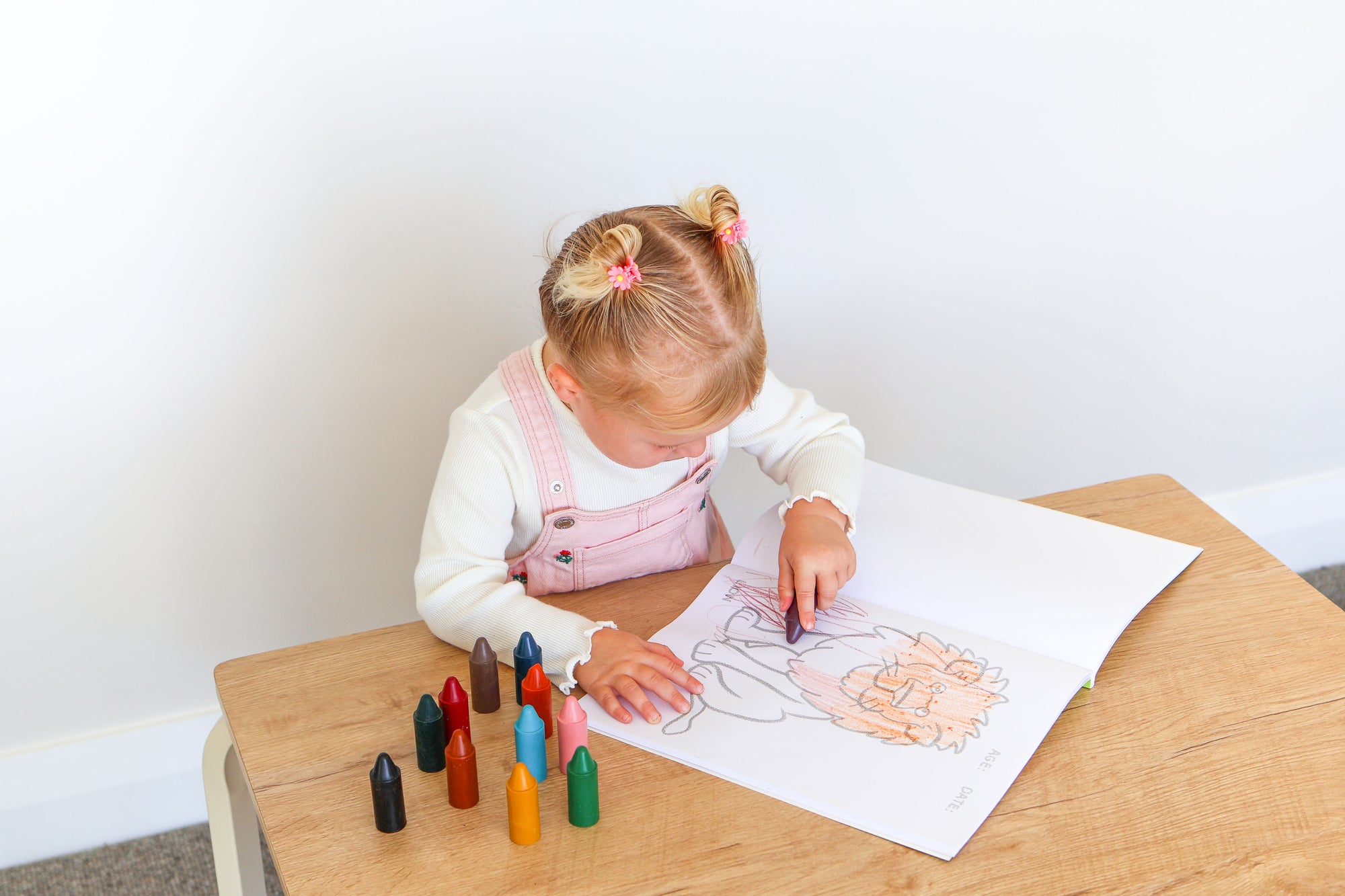 Honeysticks Toddler's First Colouring Book - Endangered Animals Adventure