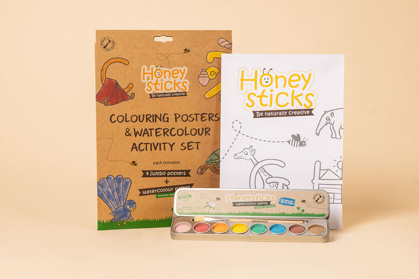 Jumbo Posters and Paints Activity Set