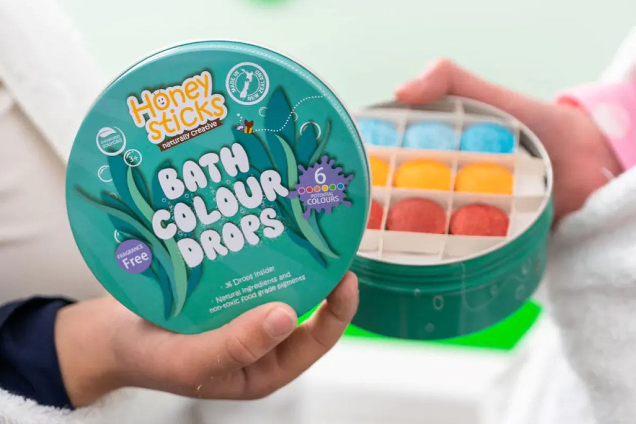 Honeysticks Bath Drops | Bath Colour Drops | Bath Fizzers USA