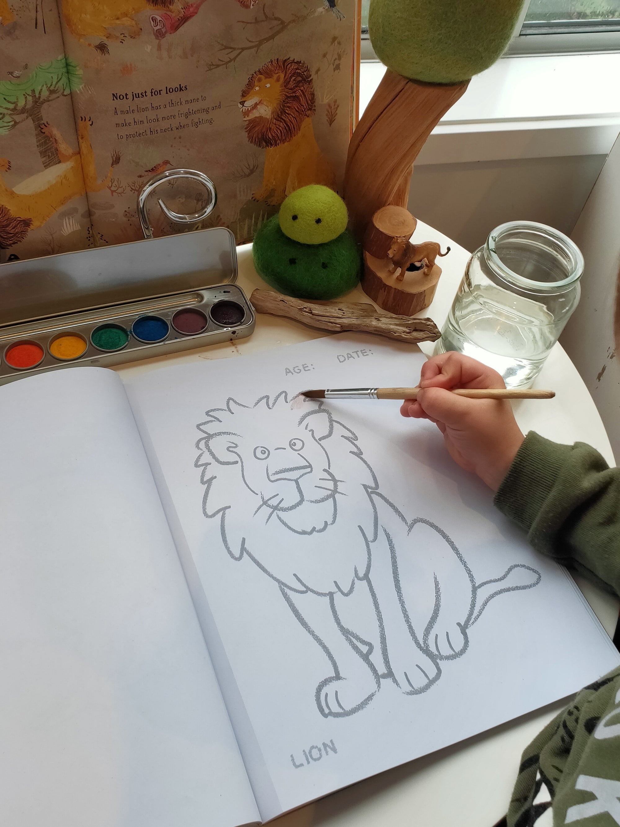 Toddlers First Coloring Book - An Endangered Animals Adventure