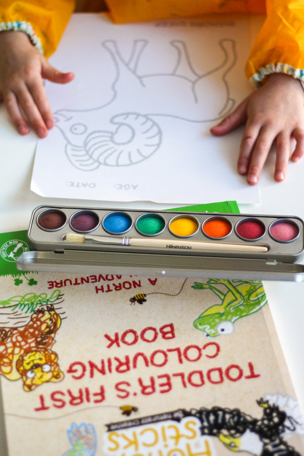 Toddlers First Colouring Book - A North American Adventure